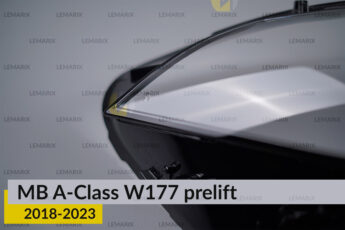 Скло фари Mercedes-Benz A-Class W177