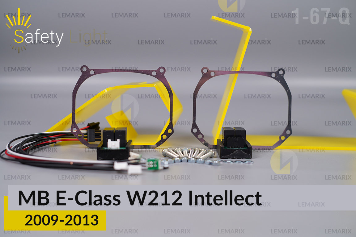 Перехідна рамка для Mercedes-Benz E-Class W212 Intellect з блочком (2009-2013) дорестайлінг