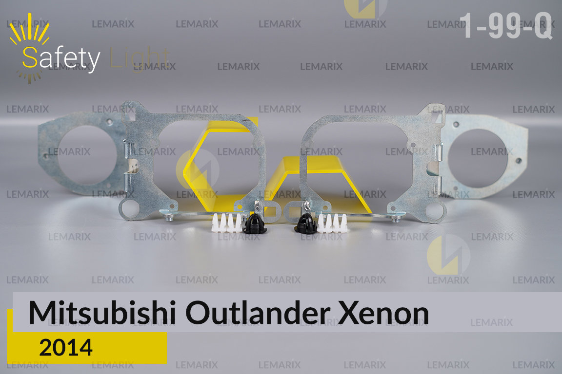 Перехідна рамка для Mitsubishi Outlander 3 Xenon (2012-2015) дорестайлінг / 1 рестайлінг