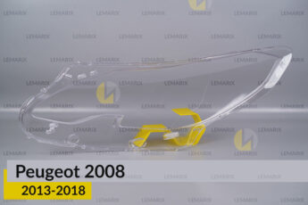 Скло фари Peugeot 2008 (2013-2018)