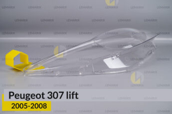 Скло фари Peugeot 307 (2005-2008)