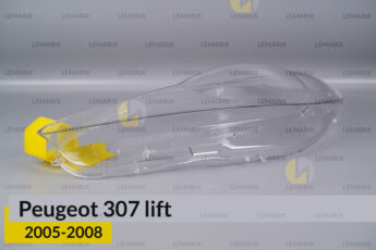 Скло фари Peugeot 307 (2005-2008)