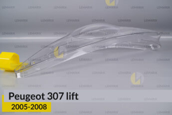 Скло фари Peugeot 307 (2005-2008)