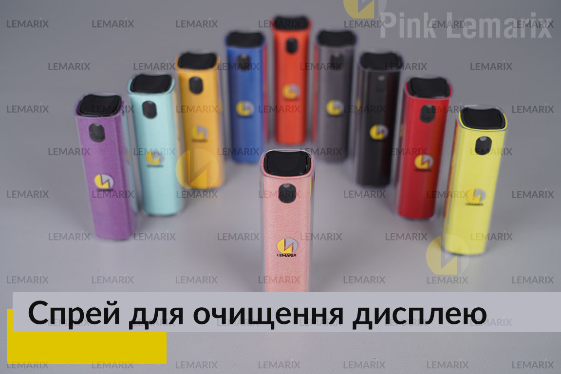 Спрей портативний для очищення сенсорних екранів Pink Lemarix