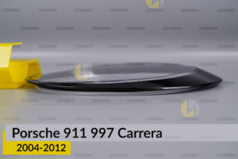 Скло фари Porsche 911 997 Carrera Black