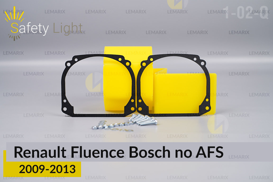 Перехідна рамка для Renault Fluence Bosch no AFS (2009-2013)