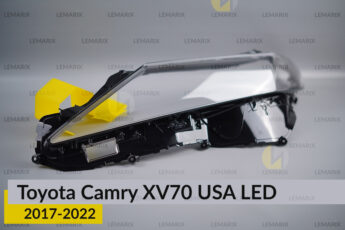 Скло фари Toyota Camry XV70 LED USA
