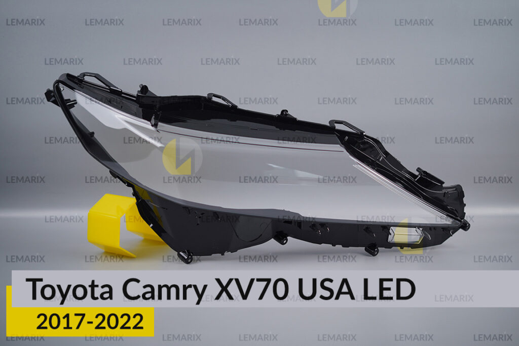 Скло фари Toyota Camry XV70 LED USA