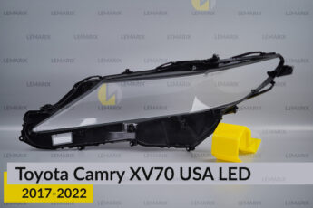 Скло фари Toyota Camry XV70 LED USA