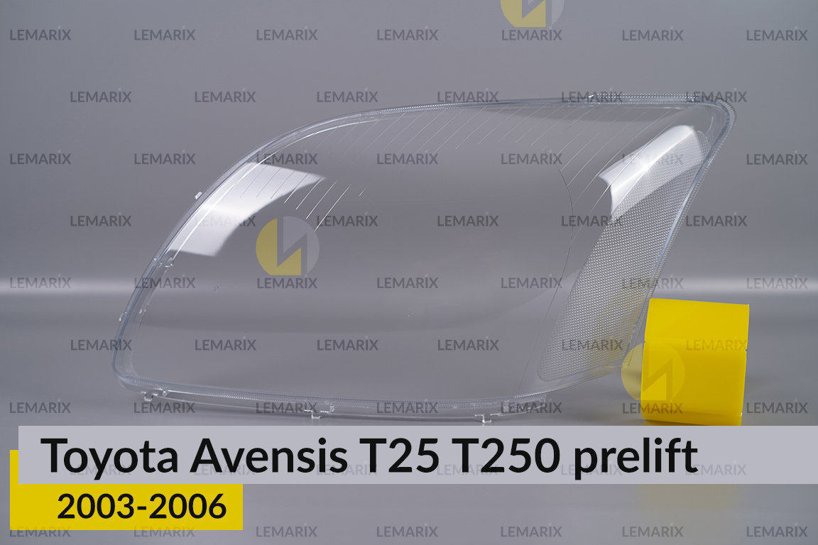 Скло фари Toyota Avensis T250 (2003-2006)