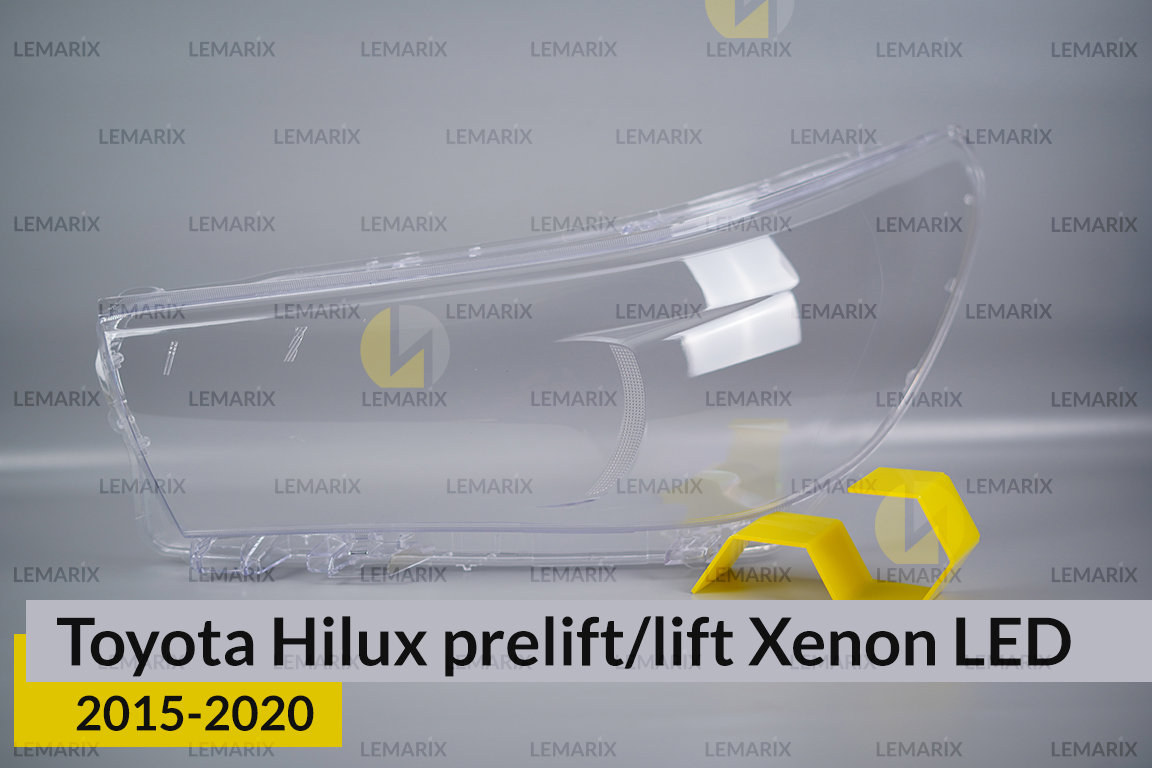 Скло фари Toyota Hilux LED Xenon