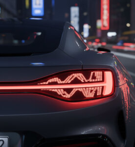 OLED задні ліхтарі: гнучкі та