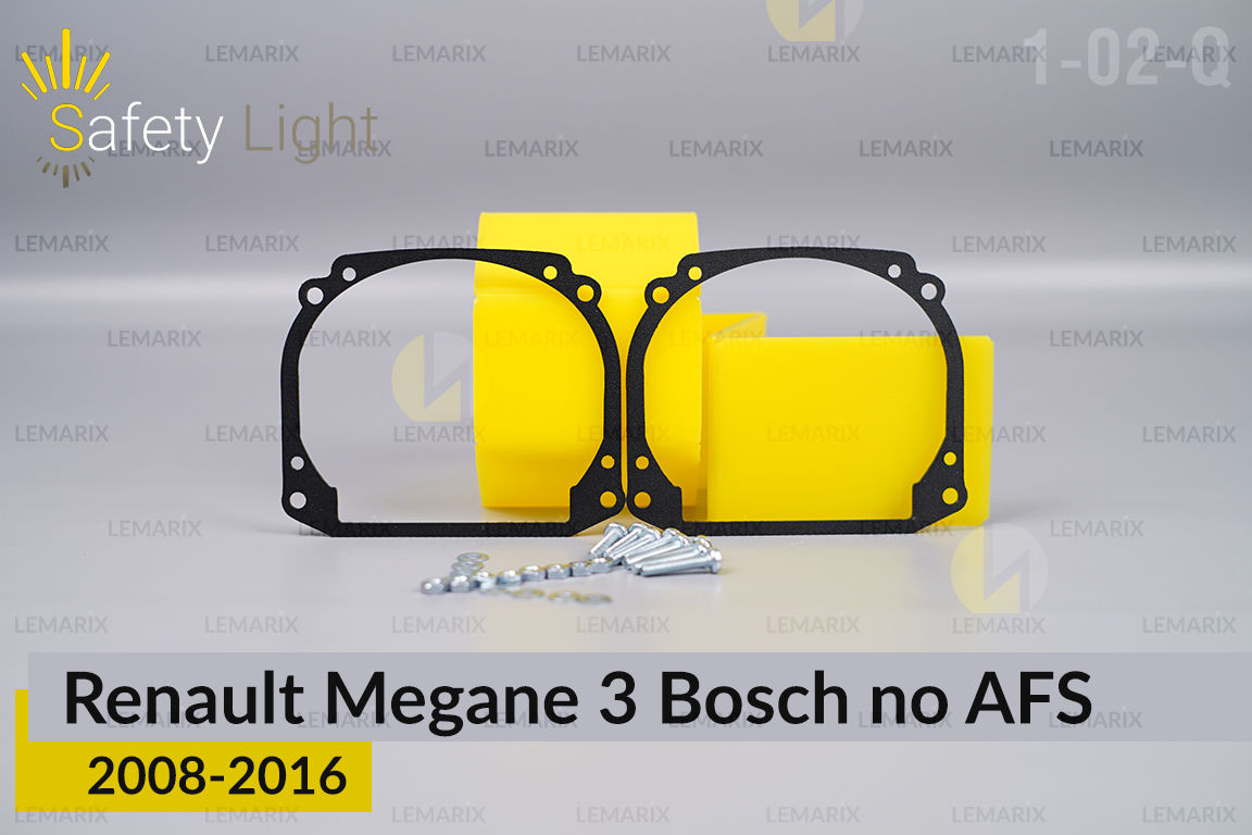 Перехідна рамка для Renault Megane 3 Bosch no AFS (2008-2016)