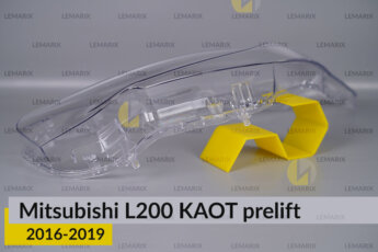 Скло фари Mitsubishi L200 KAOT