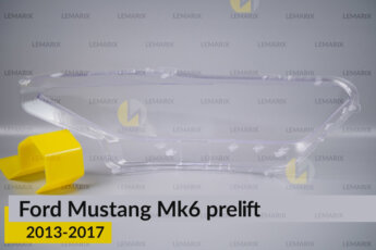 Скло фари Ford Mustang Mk6 (2013-2017)