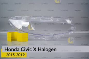 Скло фари Honda Civic Halogen (2015-2019)