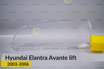 Скло фари Hyundai Elantra Avante XD