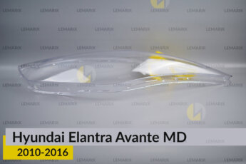 Скло фари Hyundai Elantra Avante MD