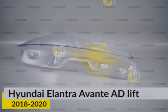 Скло фари Hyundai Elantra Avante AD