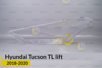 Скло фари Hyundai Tucson TL (2018-2020)