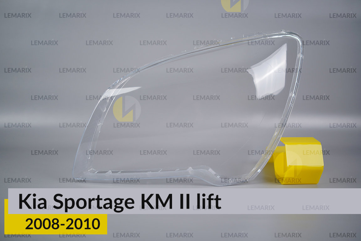 Скло фари KIA Sportage KM (2008-2010) 2