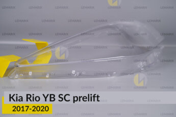 Скло фари Kia Rio YB SC (2017-2020)