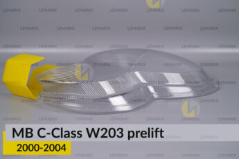 Скло фари Mercedes-Benz C-Class W203