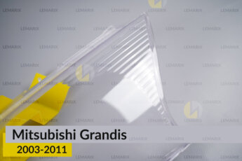 Скло фари Mitsubishi Grandis (2003-2011)