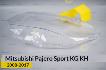 Скло фари Mitsubishi Pajero Sport KG KH