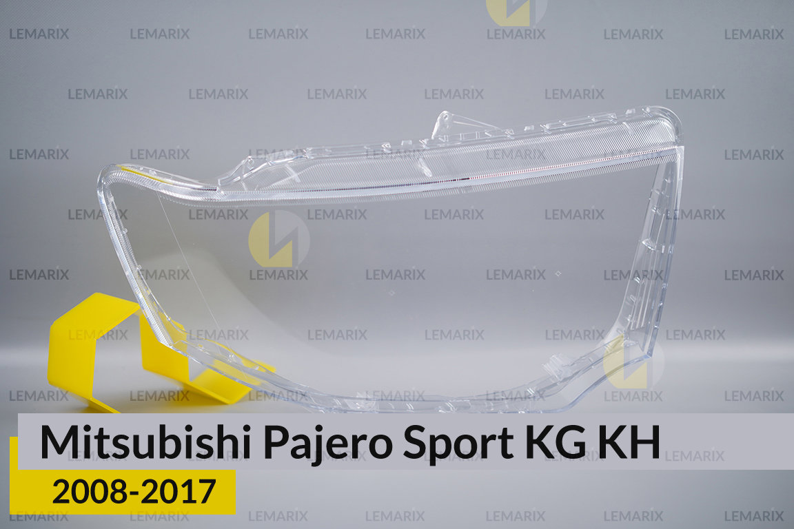 Скло фари Mitsubishi Pajero Sport KG KH