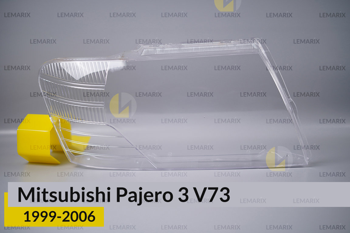 Скло фари Mitsubishi Pajero 3 V73