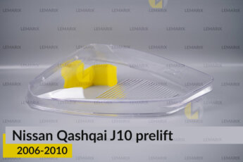 Скло фари Nissan Qashqai J10 (2006-2010)