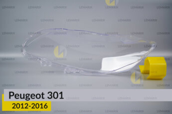 Скло фари Peugeot 301 (2012-2016)