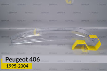 Скло фари Peugeot 406 (1995-2004)