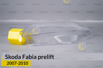 Скло фари Skoda Fabia (2007-2010)