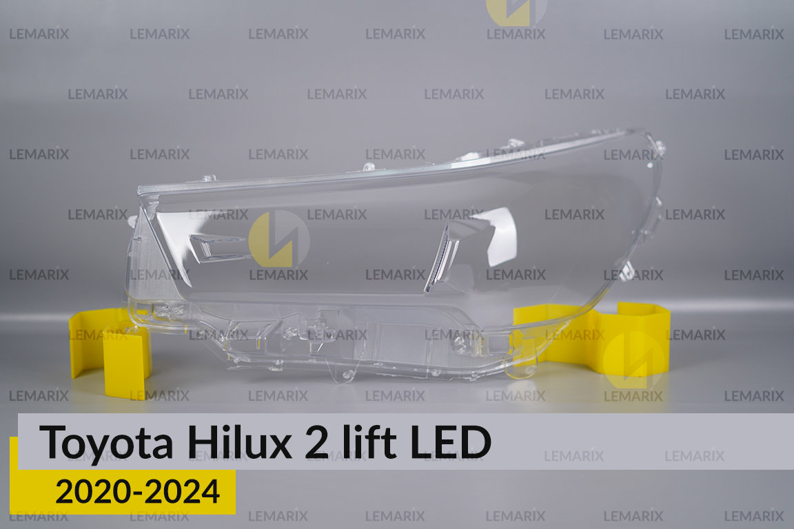 Скло фари Toyota Hilux LED (2020-2024) 2