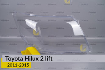 Скло фари Toyota Hilux (2011-2015) 2