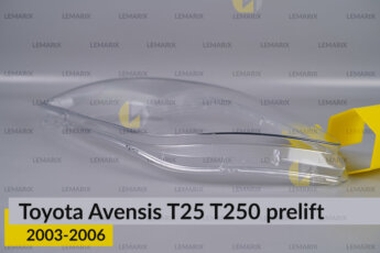 Скло фари Toyota Avensis T25 T250