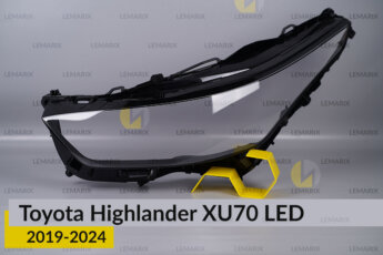 Скло фари Toyota Highlander XU70 LED