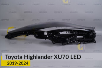 Скло фари Toyota Highlander XU70 LED