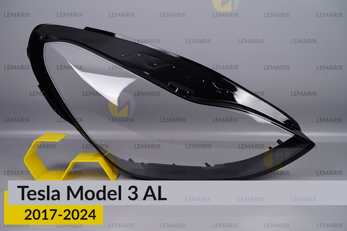 Скло фари Tesla Model 3 AL (2017-2024)