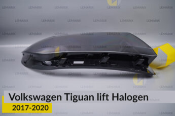 Скло фари VW Volkswagen Tiguan Halogen