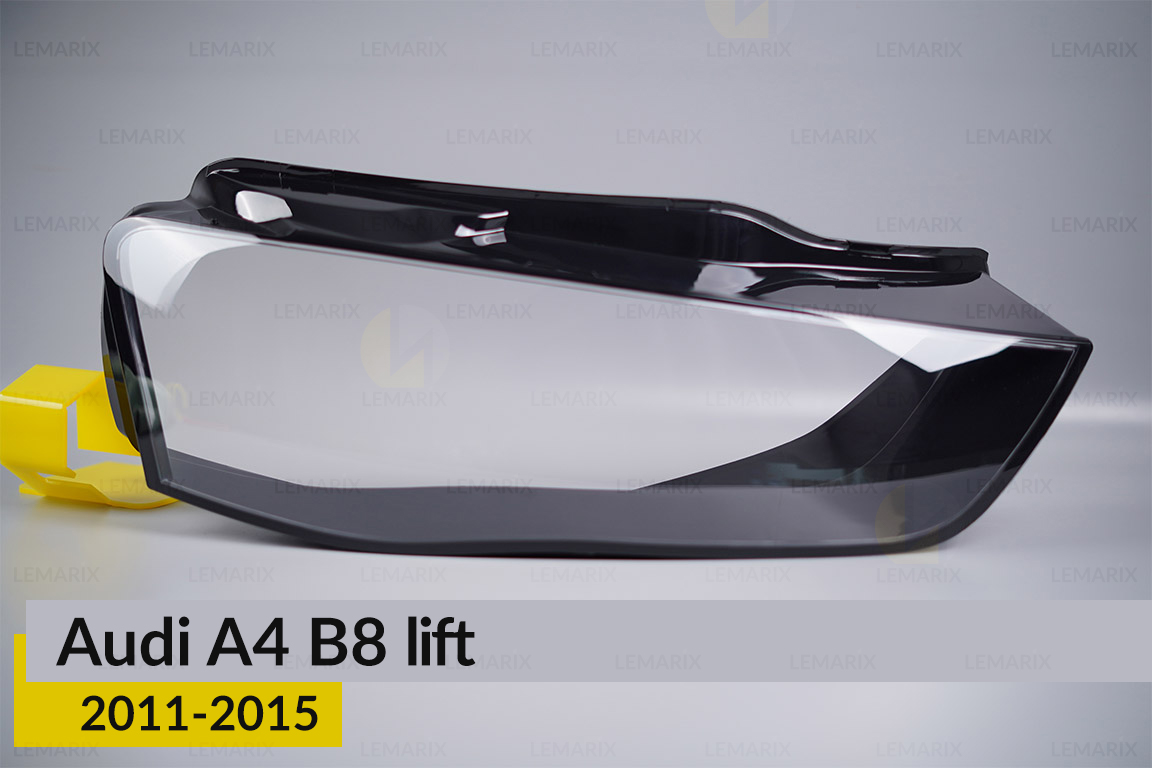 Скло фари Audi A4 B8 (2011-2015) рест