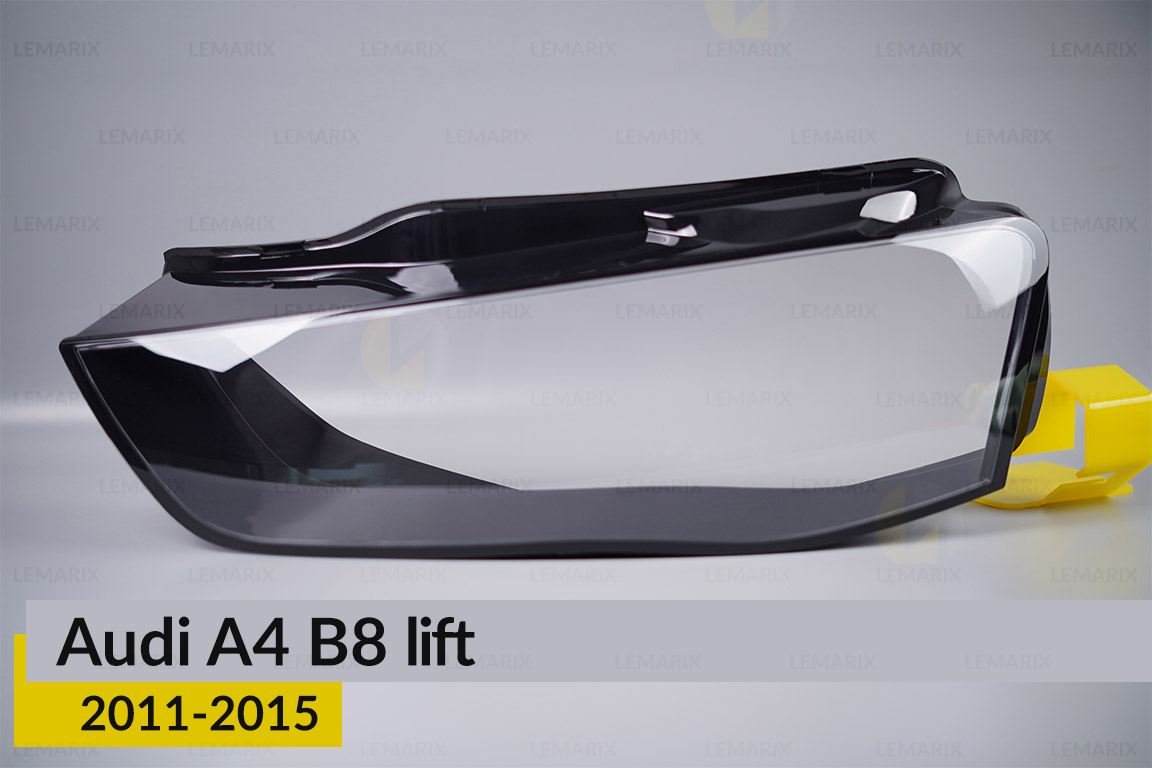 Скло фари Audi A4 B8 (2011-2015) рест