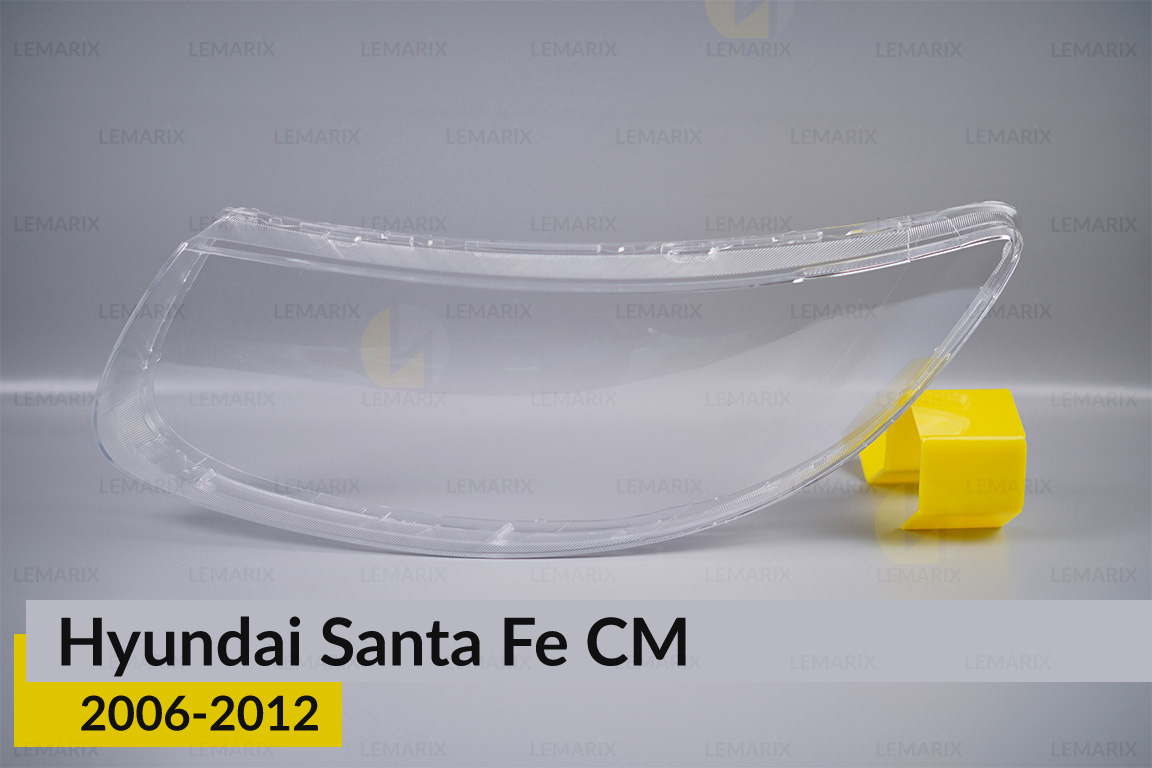 Стекло фары Hyundai Santa Fe CM (2006-2012)
