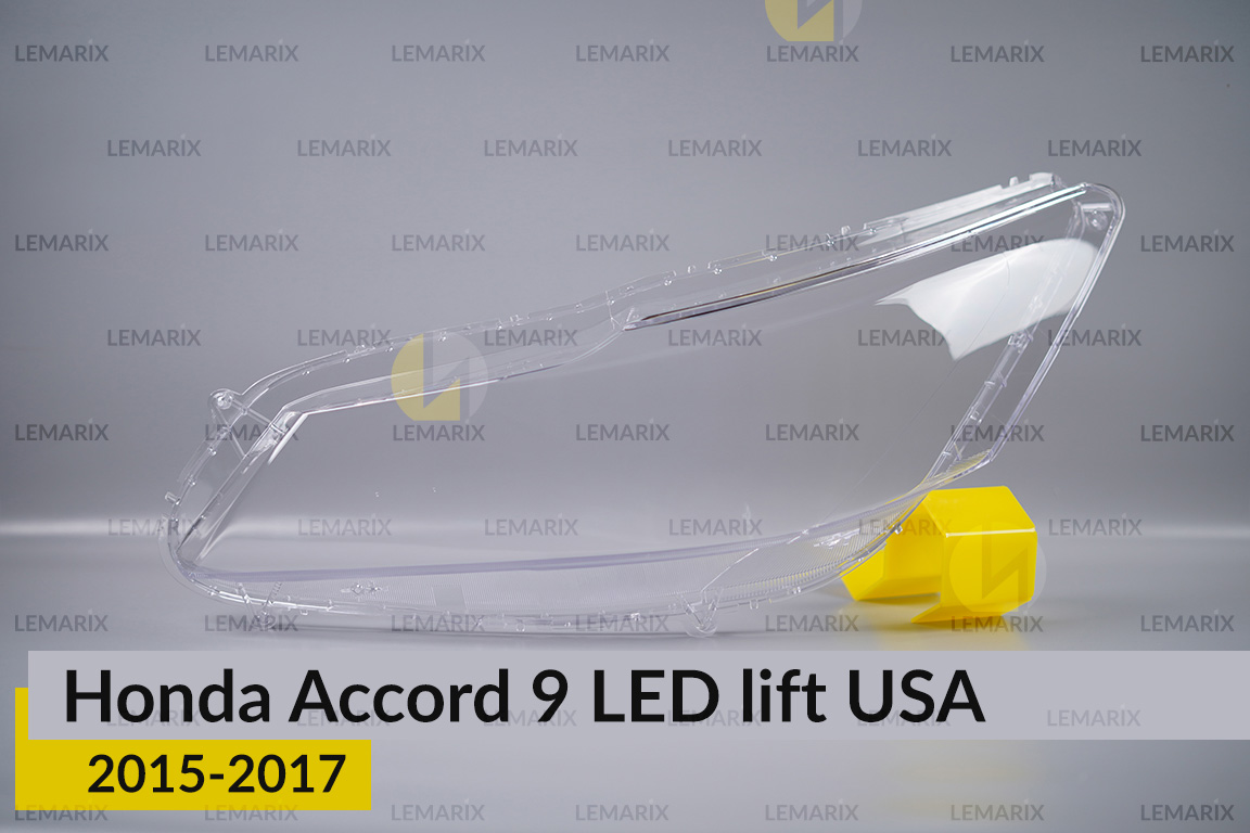 Скло фари Honda Accord 9 LED USA