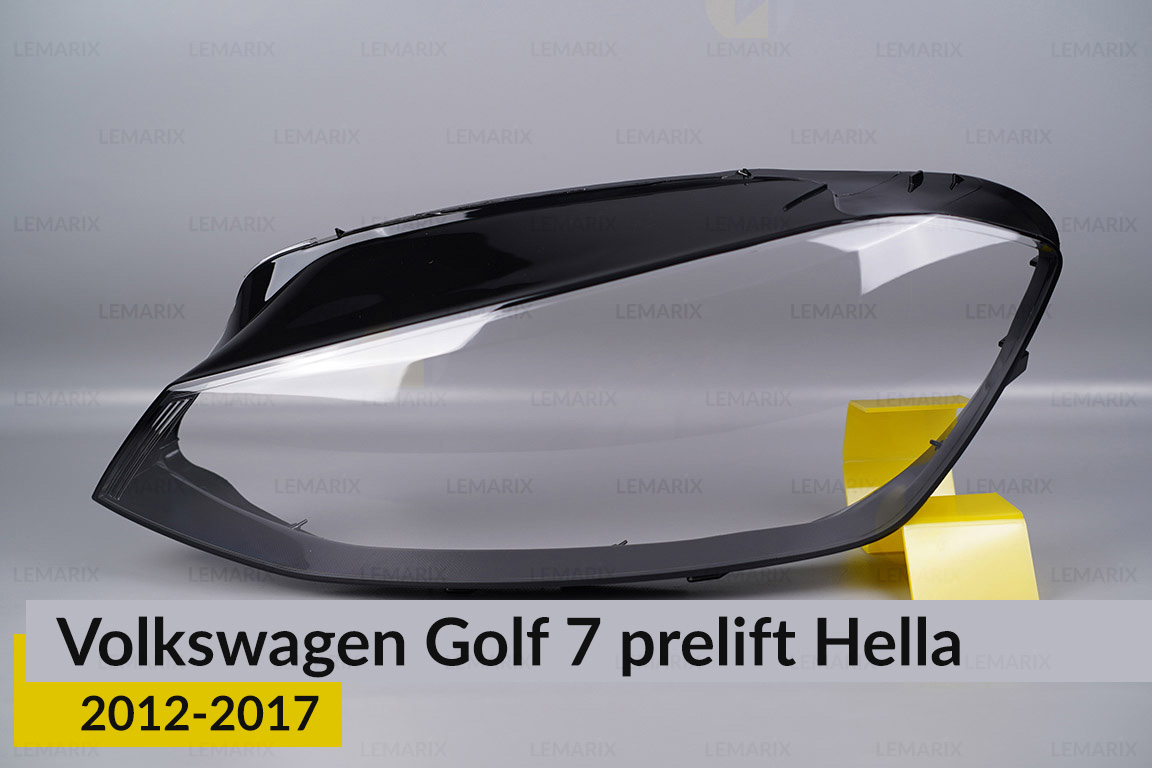 Скло фари VW Volkswagen Golf 7 Hella