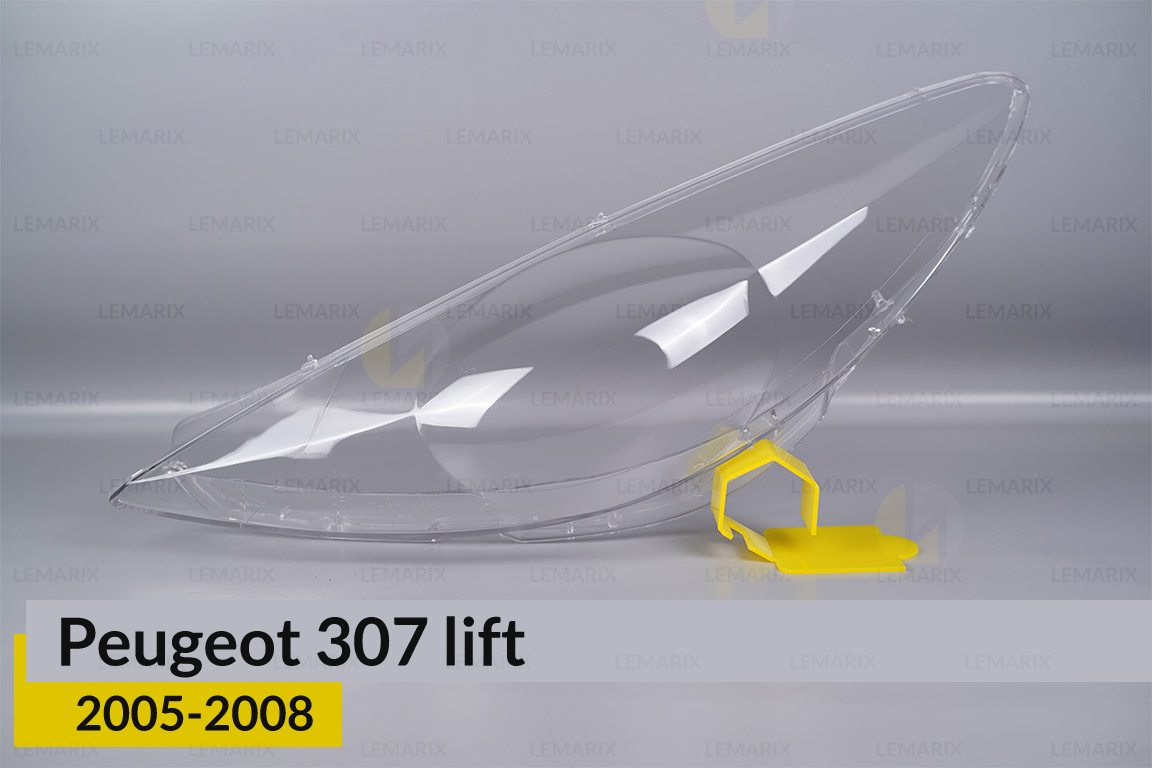 Скло фари Peugeot 307 (2005-2008)