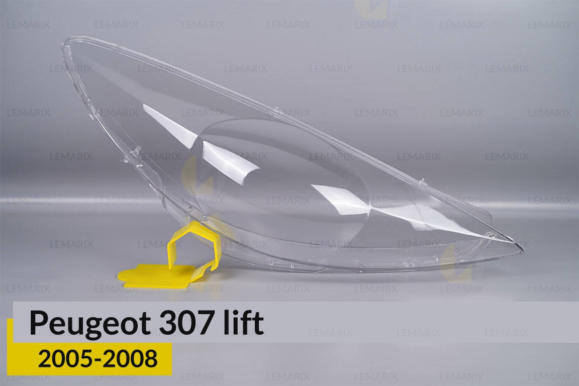 Скло фари Peugeot 307 (2005-2008)