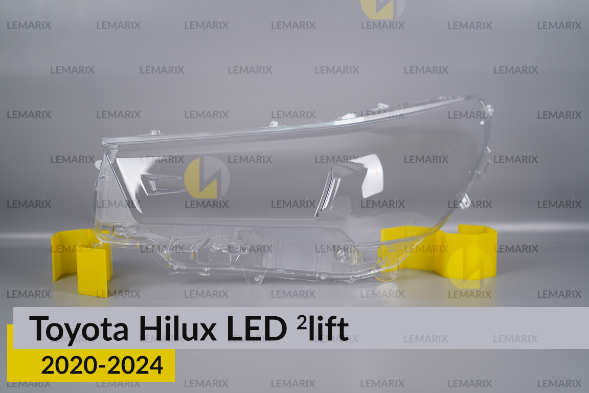 Скло фари Toyota Hilux LED (2020-2024) 2